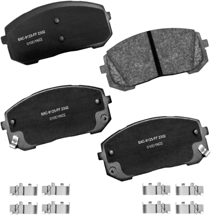 Bendix Premium SBC2302 Ceramic Front Brake Pads for Hyundai Elantra 2021, Sonata 2022-2020, Kia K5 2023-2021 - Image 1